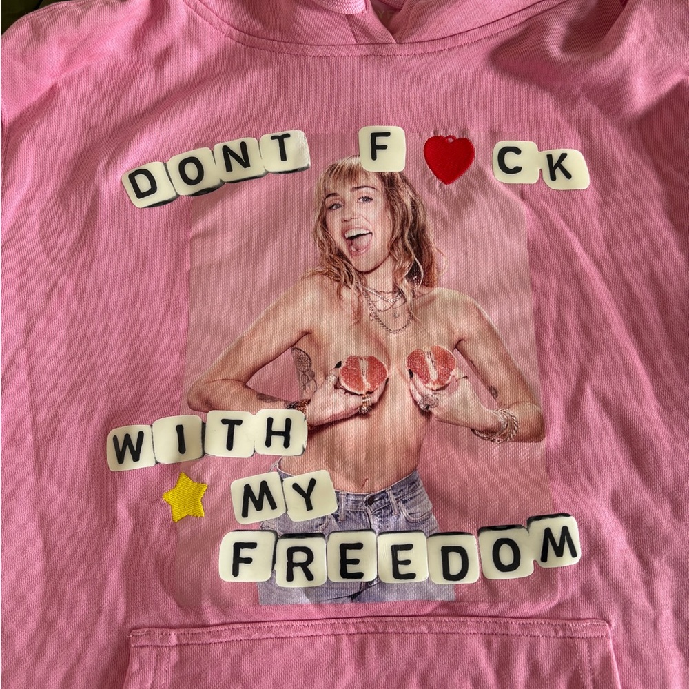 Marc Jacobs x Miley Cyrus Pink Hoodie